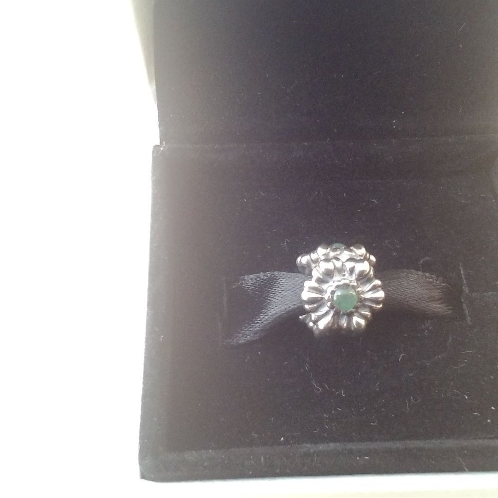 Pandora birthday bloom - chrysoprase charm